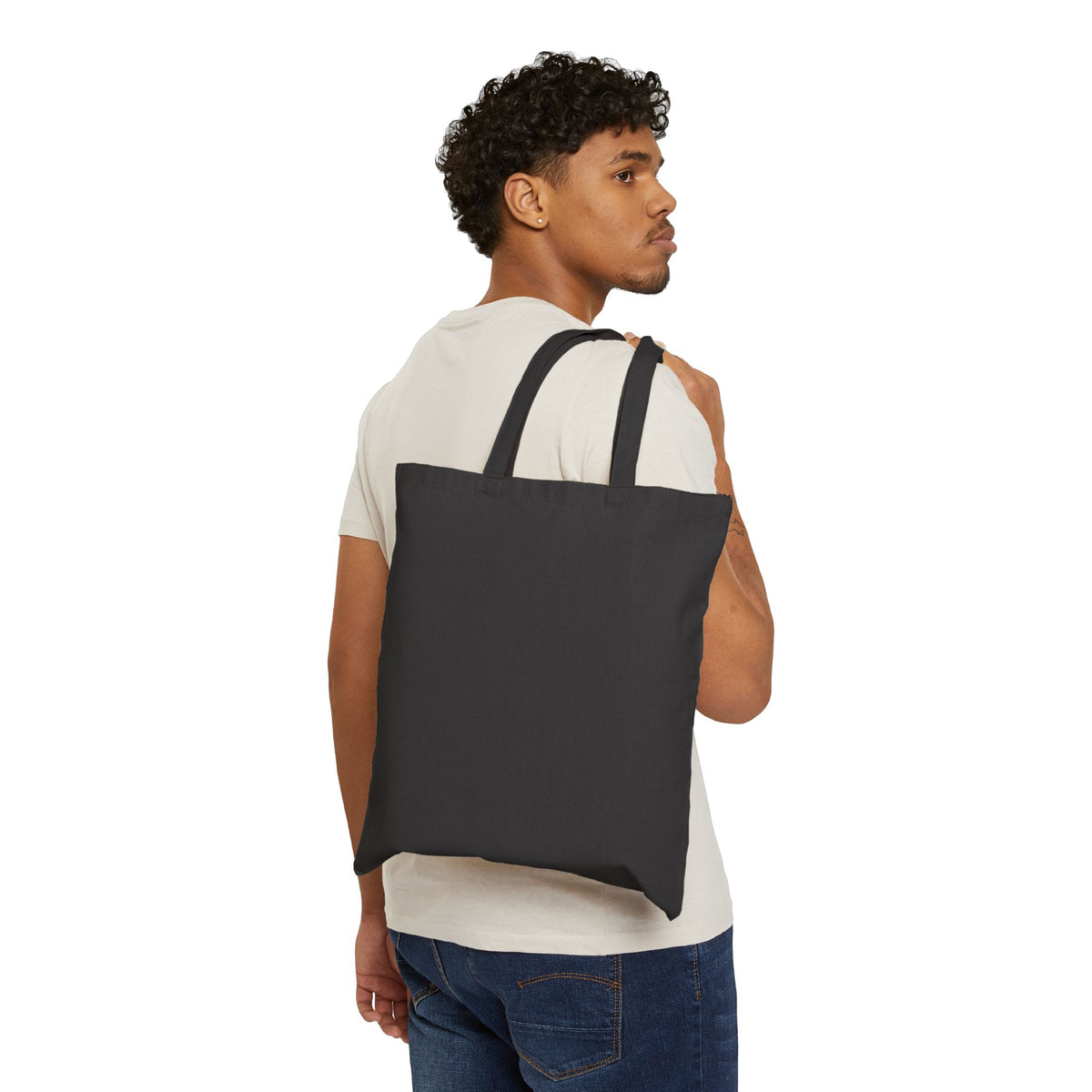 Cheat Code Retro Logo Tote Bag — Gamer Canvas Grocery & Book Tote