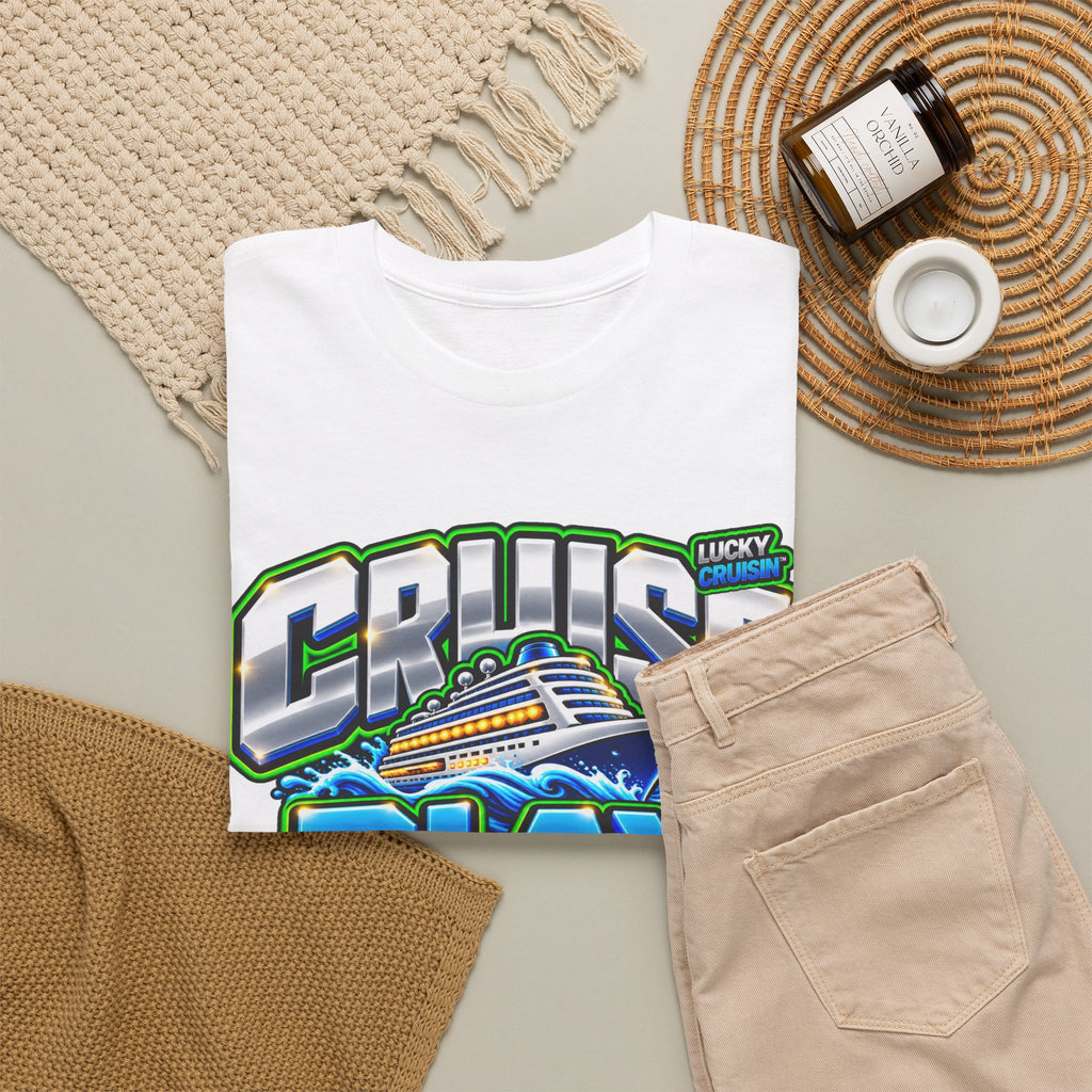 Cruise Play Repeat T-Shirt — Casino Cruise Vacation Tee