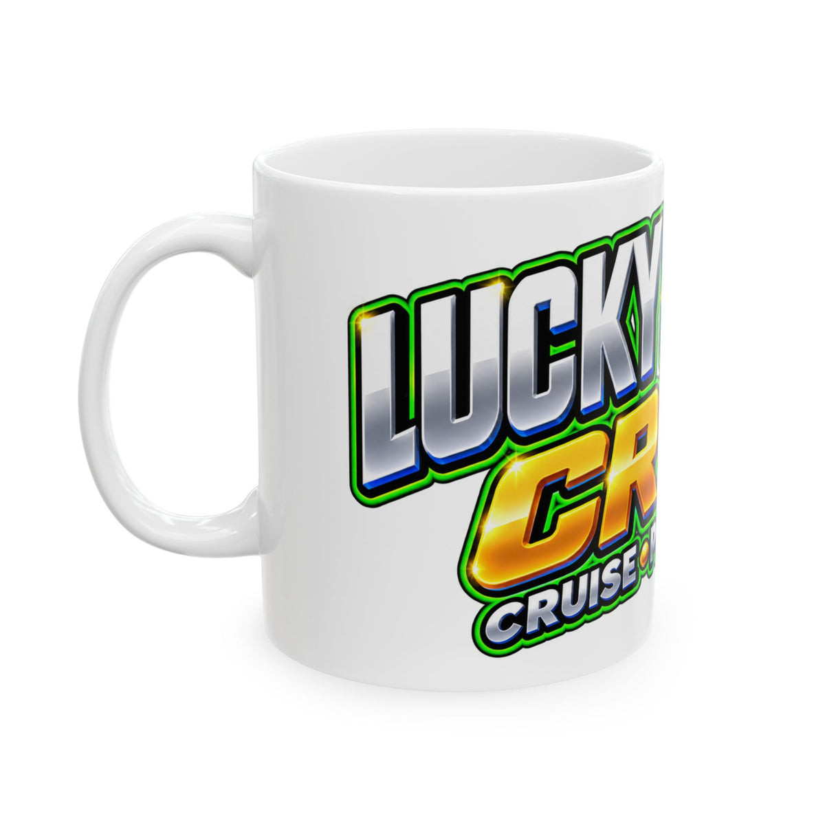 Cruise Crew Ceramic Mug — "Cruise • Play • Repeat" Colorful Vacation Coffee Cup (11oz, 15oz)